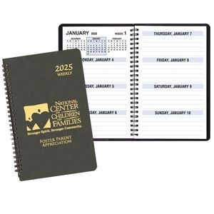 Large Print Weekly Desk Planner w/ Canyon Cover
