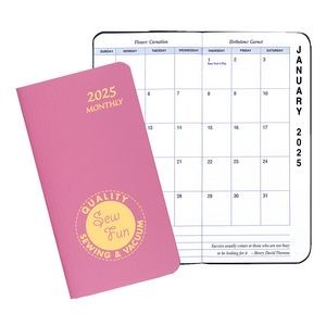 Monthly Pocket Planner w/ Twilight Cover - Upright Format