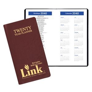 20 Year Reference Planner w/ Continental Vinyl Cover