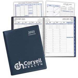 Time:Master Time Management Planner w/ Continental Vinyl Cover