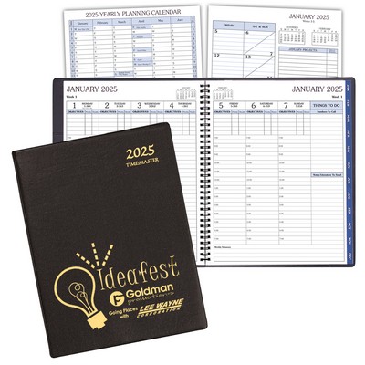 Time Management Planner w/ Continental Vinyl Cover