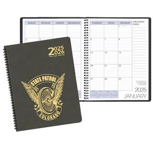 Two Year Monthly Desk Planner w/ Canyon Cover