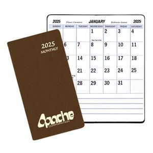 Large Print Monthly Pocket Planner w/ Canyon Cover (3-1/2"x6-1/2")