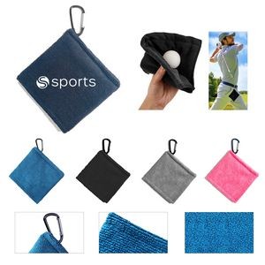 Square Golf Pouch Cleaning Towels