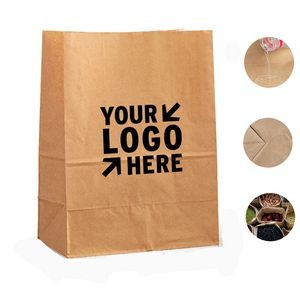 4 x 8 100% Recycled Kraft Grocery Bag