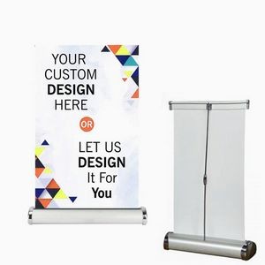 8.3'' X 12'' Pop Up Table Top Banner Stand