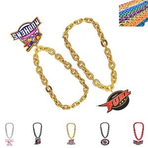 Custom 3D Foam Sports Chain Necklace for Sports Use