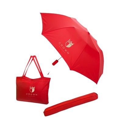 All-In-One Tote Bag & Folding Umbrella