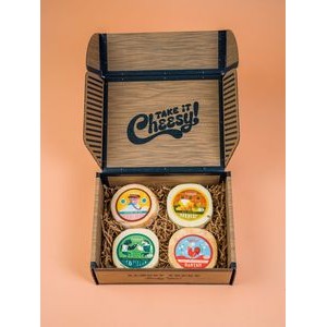 Cheese Bros. Wisconsin Sampler (4-Pack of Assorted Cheeses)