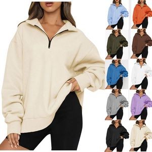 Oversized Pullover Long Sleeve Sweatshirt