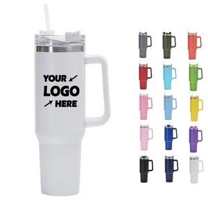 40oz Vacuum Insulated Tumbler with Handle