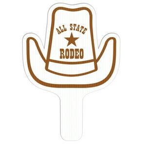 Cowboy Hat Hand Fan