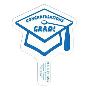 Graduation Cap Hand Fan