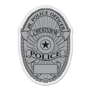 Police Badge Plastic Badge (2"x3")