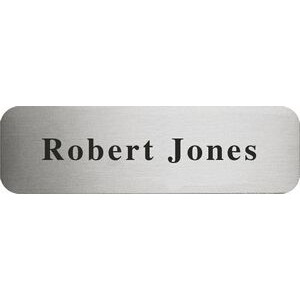 Quick Ship Personalized Metal Badges (2 3/4"x1 1/2")
