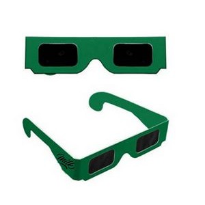 Green Solar Eclipse Eyeglasses