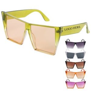 Large Square Frame Sunglasses
