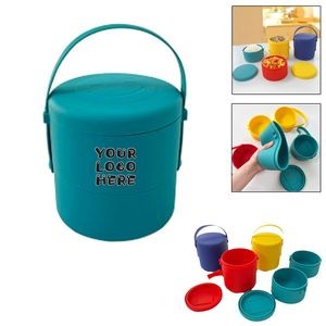 Portable Silicone Lunch Container