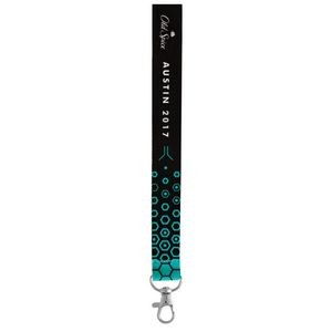 Sublimated 2-Sided Lanyard w/Lobster Claw