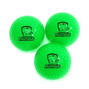 Colored Golf Balls Neon Green