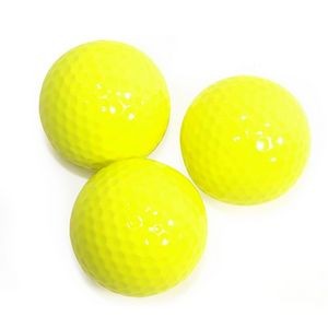 Colored Golf Balls Yellow