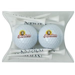 Pillow Pack with Tees & 2 Golf Balls