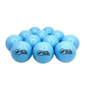 Colored Golf Balls Light Blue