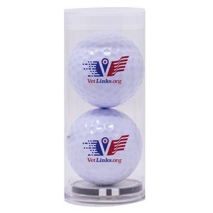 2-Ball Tube w/Poker Chip Ball Marker
