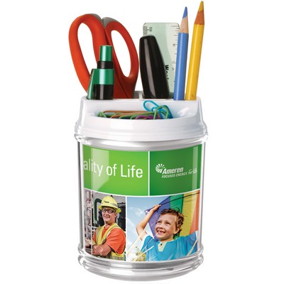 Full-Color DeskPlus Caddy Organizer - Made in the USA
