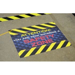 Full Color Repositionable Horizontal Floor Decal (24"x36")