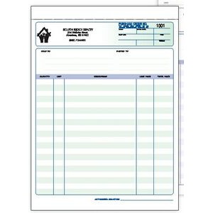 Ruled 3 Part Purchase Order Form (8½"x 11")