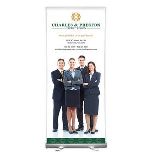 Full Color Economy Retractable Banner Stand (Stand Only)