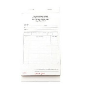 2 Part Multi-Purpose Sales Order Form Books (4¼"x 7")