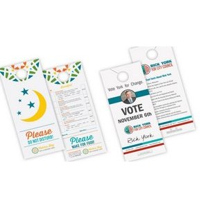 Full Color Gloss or Uncoated Door Hangers (2 Sided)