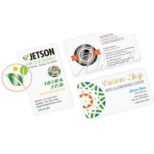 Full Color Specialty 16 Point Raised Specialty Foil Front & Back Business Cards (2 Sided)