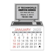 Value Stick Computer Shape Adhesive Calendars