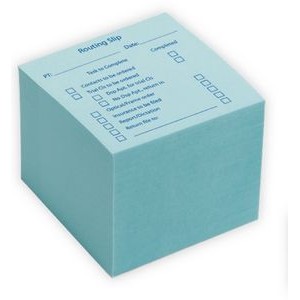 2¾" 1 Color Short Run Post-it® Notes Full Cubes (650 Sheets)