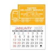 Value Stick Truck Shape Adhesive Calendars