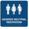ADA Gender Neutral Sign (Square)