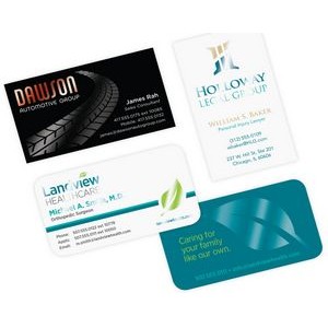 Full Color Specialty Spot Gloss Front Business Cards (1 Side)