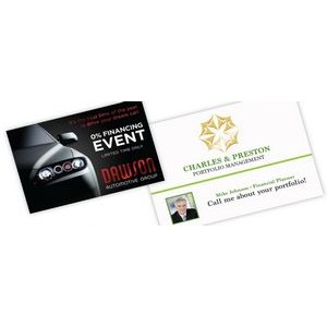 Full Color 16 pt. C2S 1 Sided Postcards w/Specialty Raised Foil Front (5"x 7")
