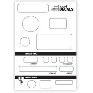 Process Color Tech Keyboard Decals (5