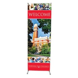 Full Color Banner w/"X" Display Stand (24"x72")