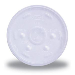 Straw Slot Lid for, 8 oz. Foam Cup