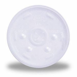 Straw-Slotted Lid, 8 oz. Foam Cup