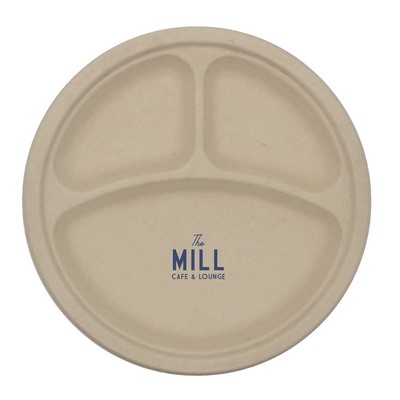 10" Eco-Friendly Compartment Paper Plate
