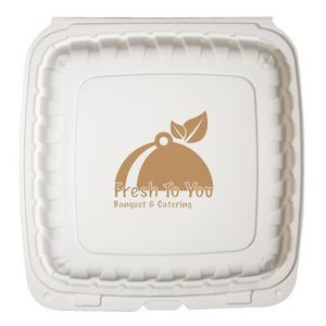 9"x9" Eco-Friendly Takeout Container