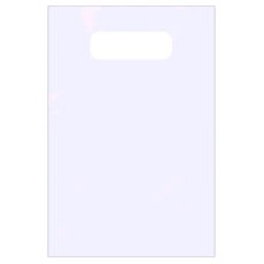Tinted Opaque Merchandise Bags (12"x15") (White)