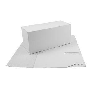 High Gloss White Folding Gift Box (9"x4.5"x4.5")