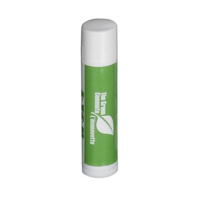 Natural Lip Balm In White Tube - Made W/ Certified Organic Ingredients